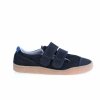 Mazurek Slipper BLACK NAVY kapcie chłopięce na rzepy